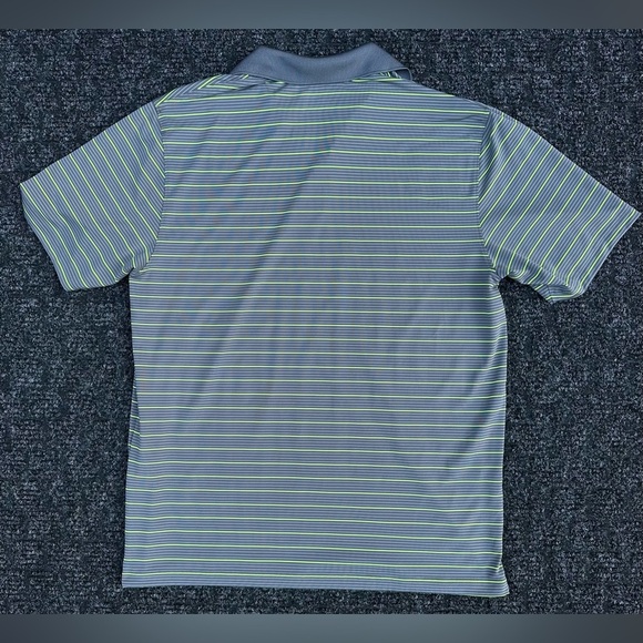 Under Armour Men’s Playoff Grey Striped Performance Polo Shirt Size XL Loose Fit - Picture 6 of 6